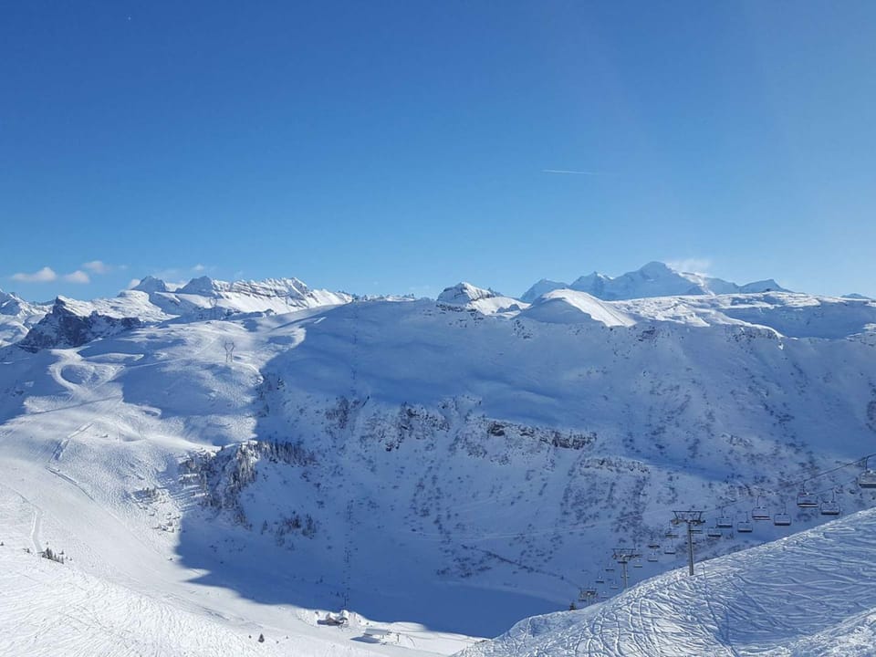 Studio pour 4 pers., proche pistes et commerces, balcon sud, à Flaine Forêt Apartment in Arâches-la-Frasse