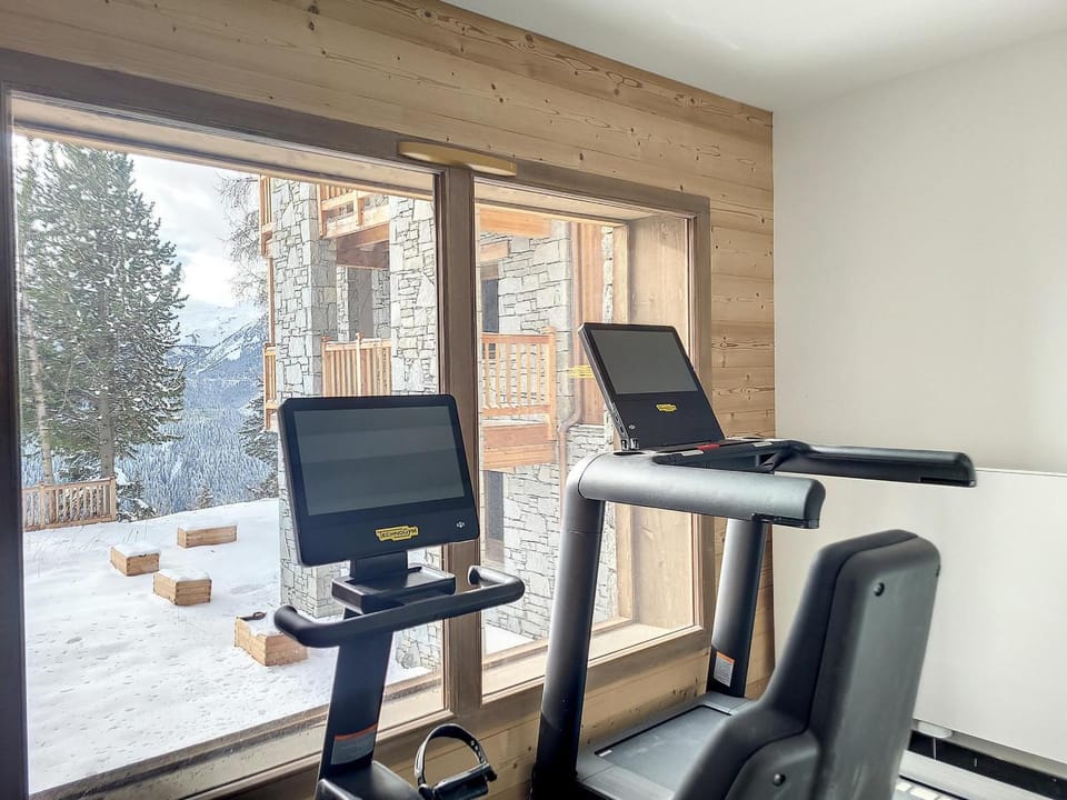 Appartement spacieux avec WIFI, parking, spa et équipements de sport Apartment in Montvalezan