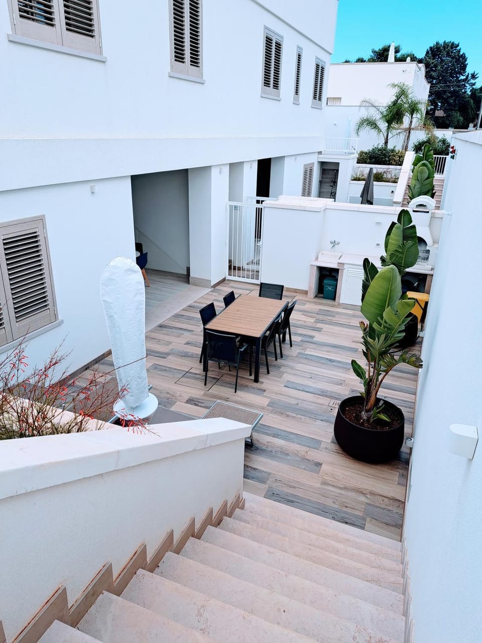 Property building, Patio