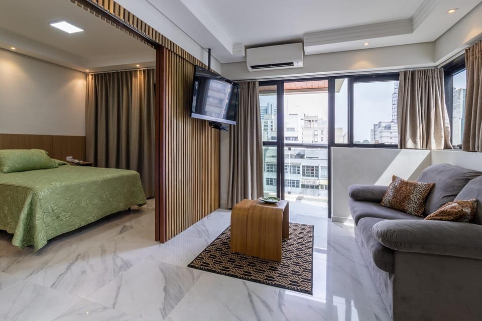Flat Jardins - Fortune Residence Apartment in Sao Paulo City