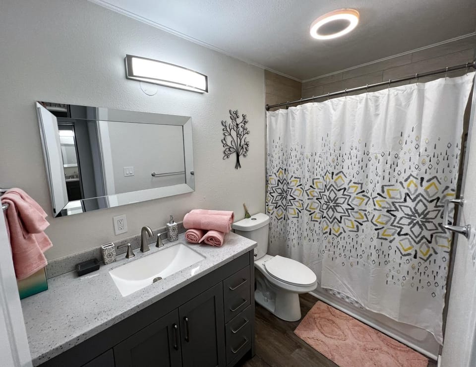 Shower, Toilet, Bathroom, towels