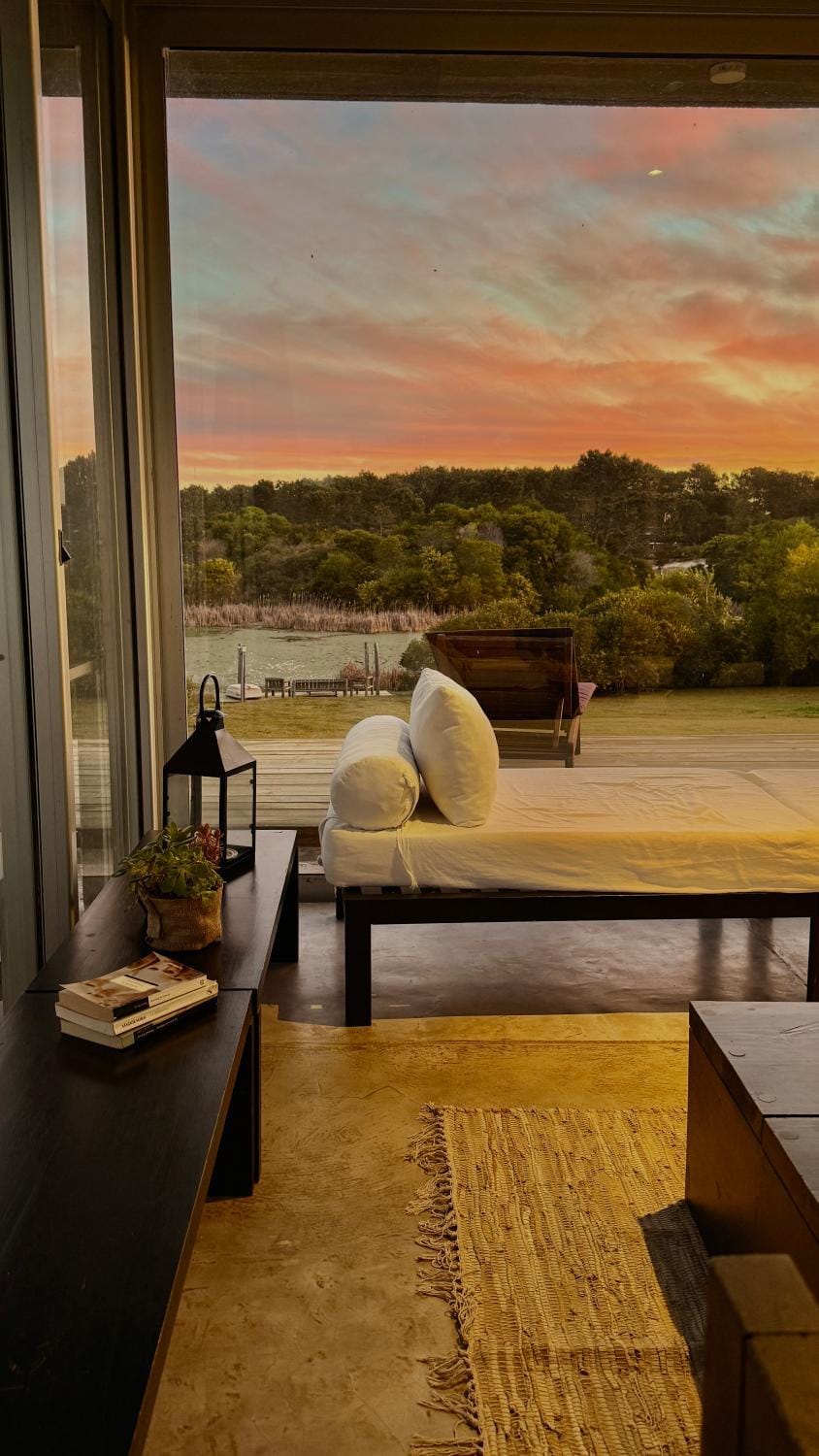 Living room, Sunset
