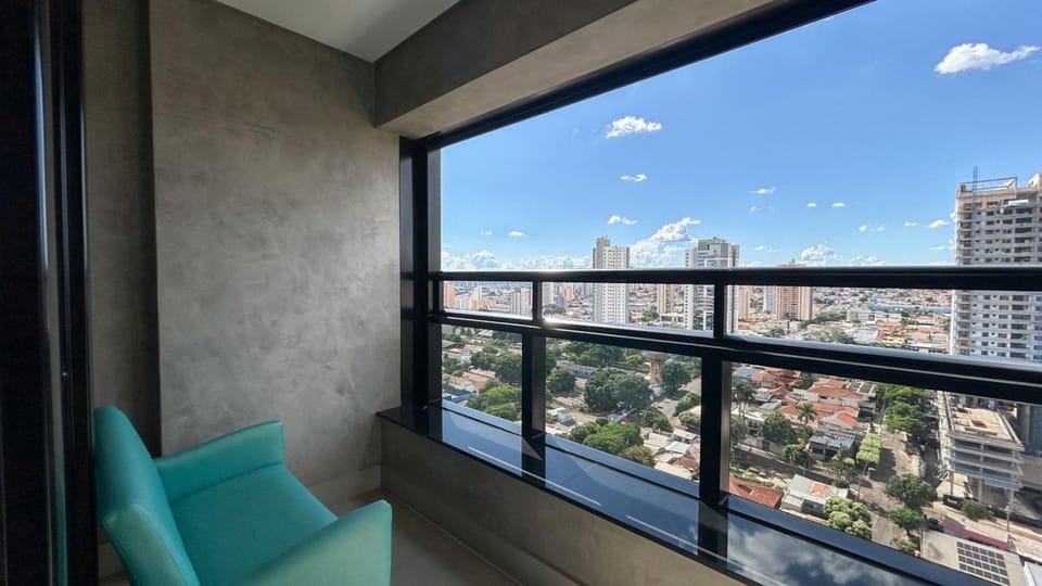 Estúdio Alto 22º andar e Elegante no Edifício Vertigo Apartment in Campo Grande