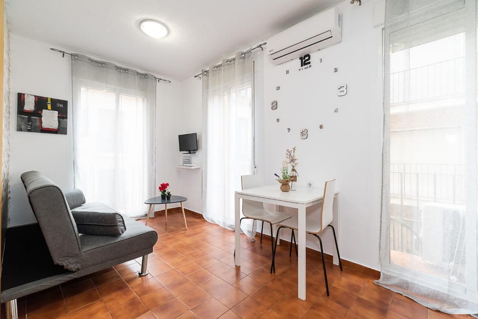 Living room, air conditioner