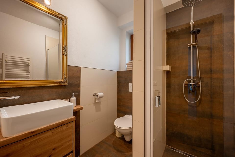 Shower, Toilet, Bathroom, towels