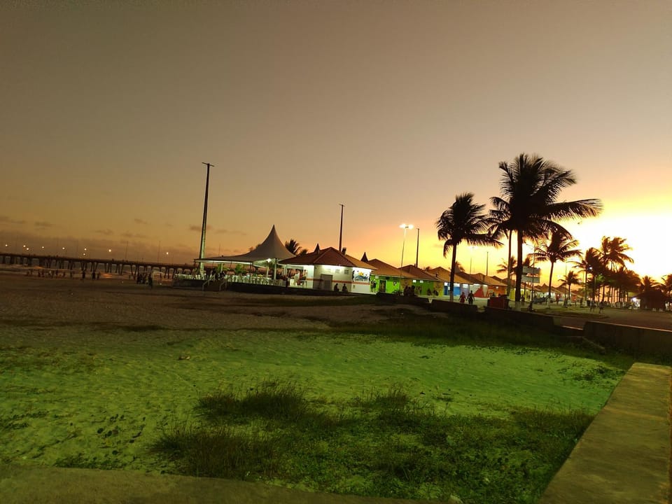 Natural landscape, Sea view, Sunset