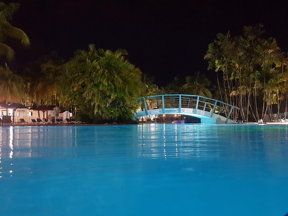 Night, Swimming pool