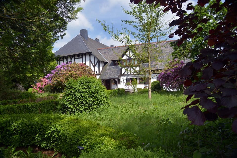 Property building, Spring, Garden, Garden view