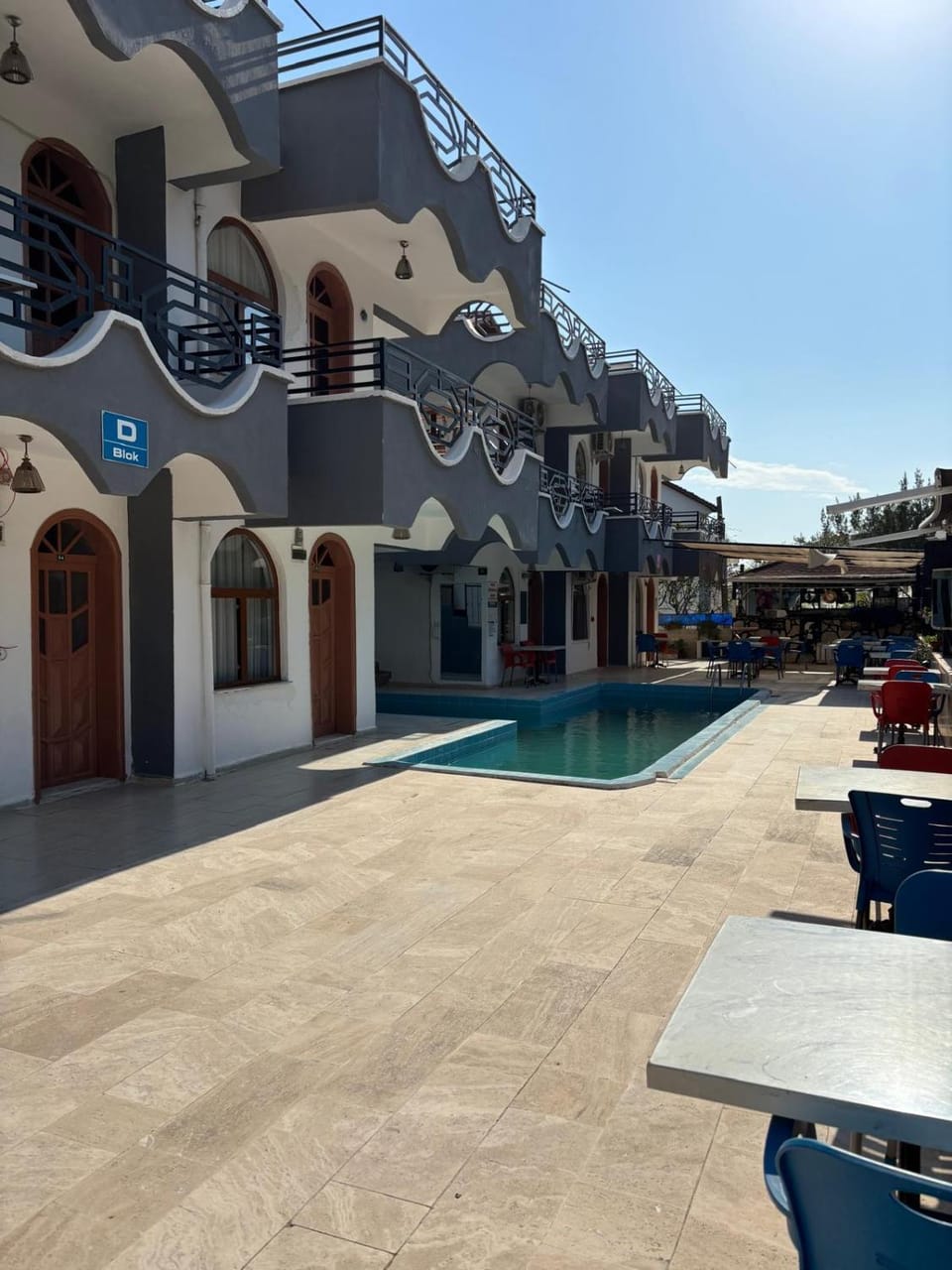 Property building, Pool view, Swimming pool