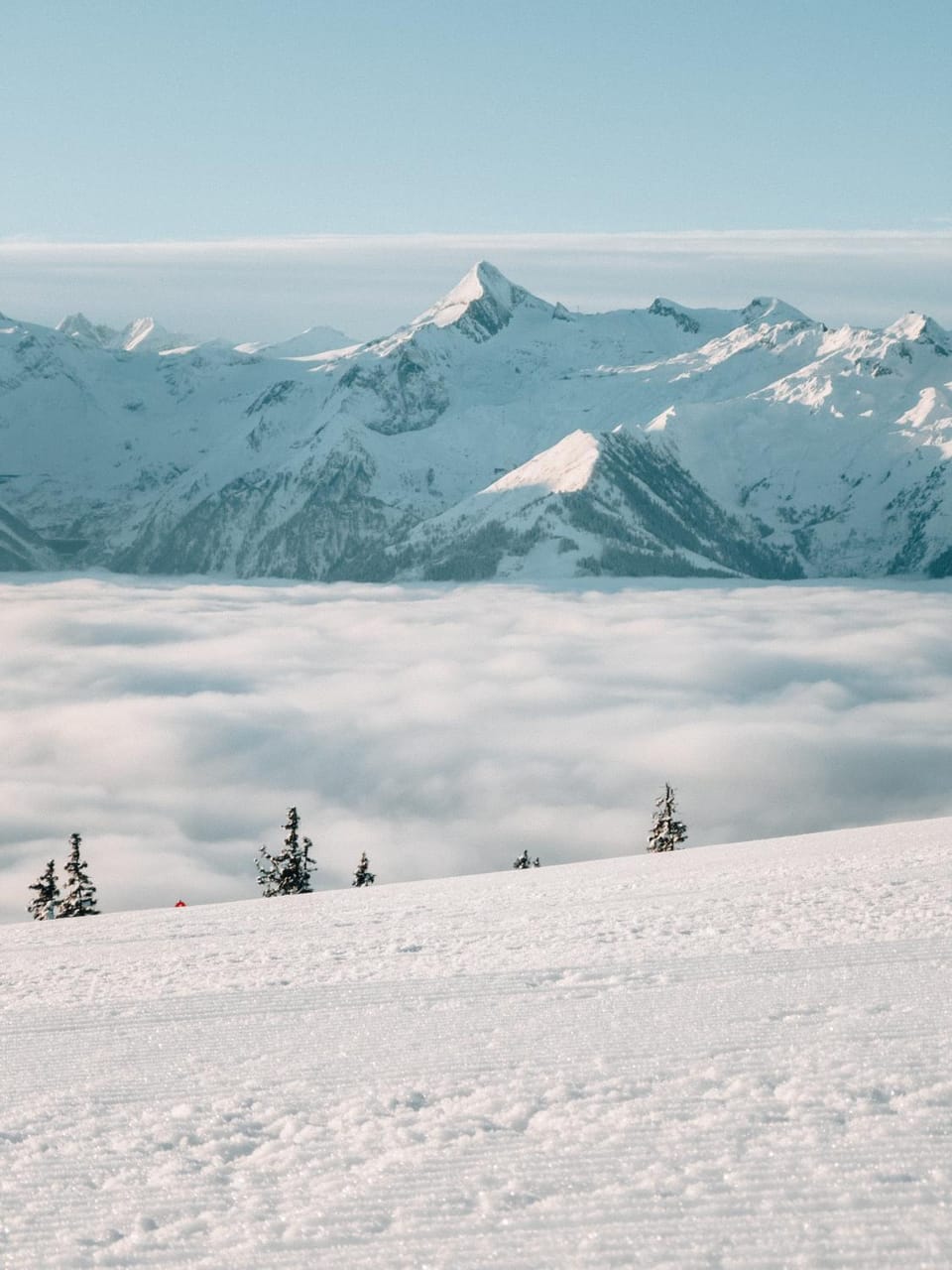 Day, Winter, Mountain view