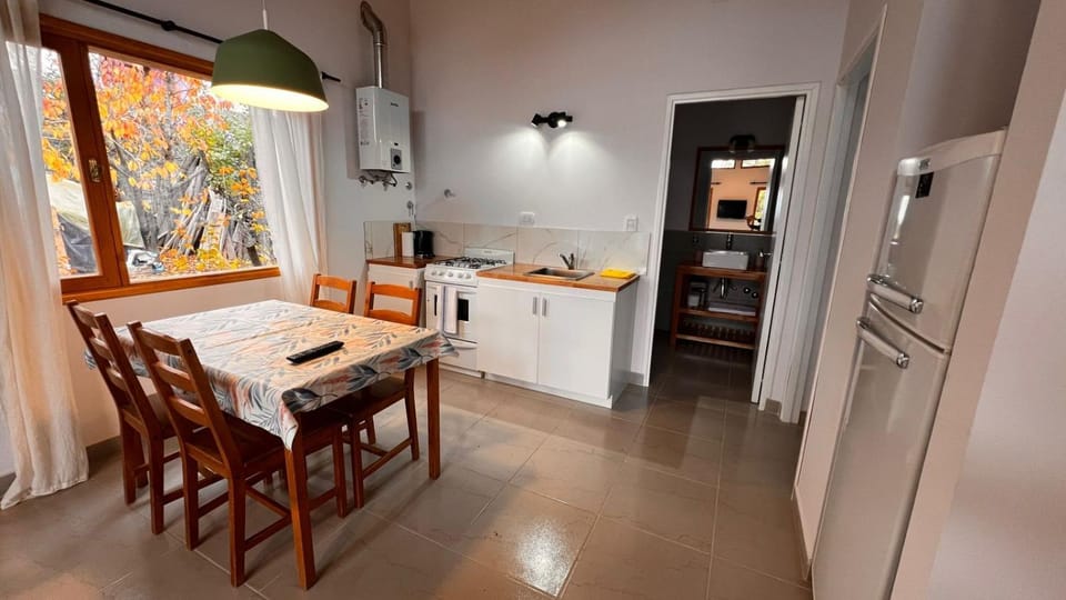Kitchen or kitchenette, Dining area, Garden view