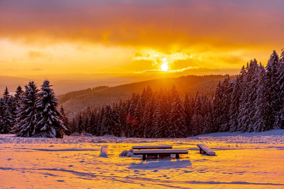 Natural landscape, Winter, Hiking