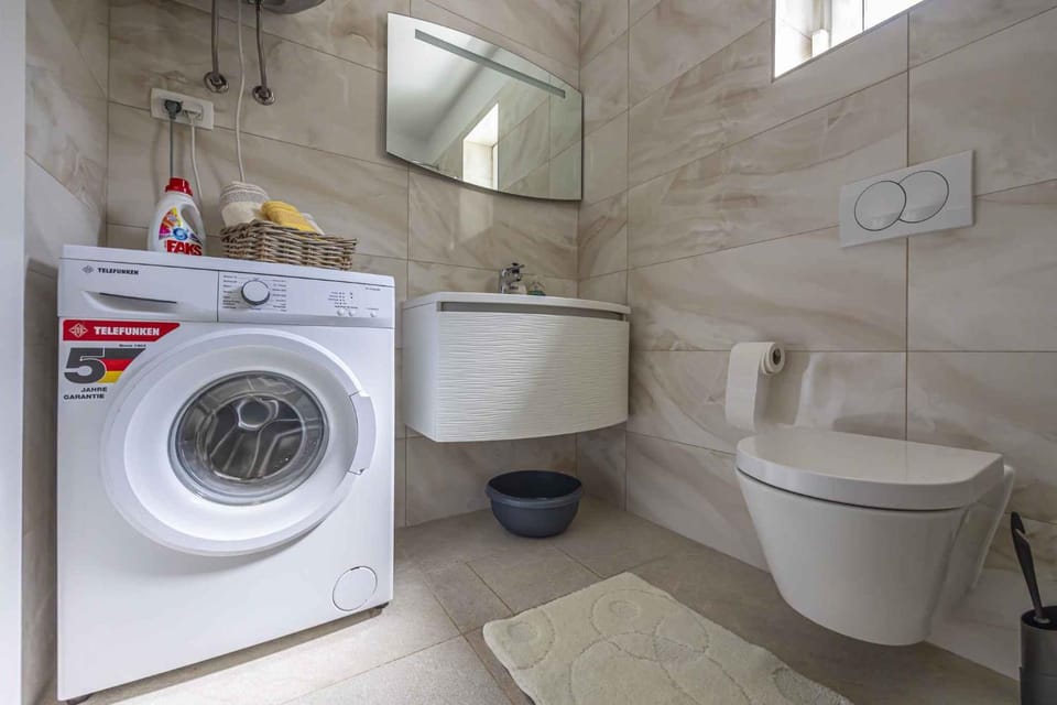 Shower, Bathroom, washing machine