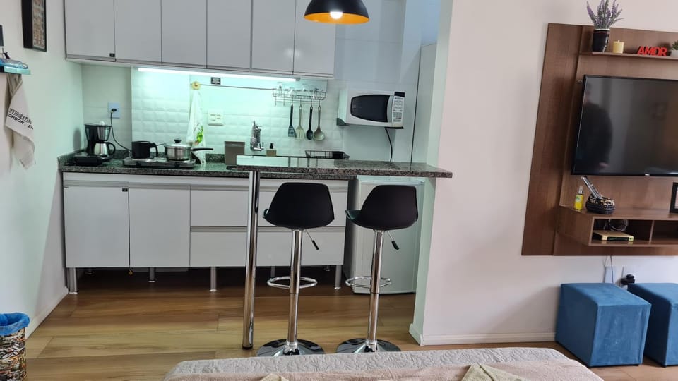 Kitchen or kitchenette, minibar, stove