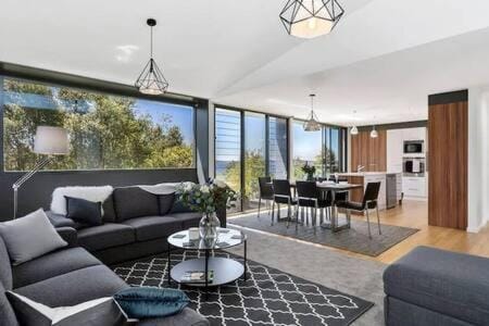 New Architect designed Coastal retreat-water views House in Tasmania