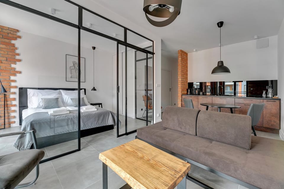 Kitchen or kitchenette, Living room, Photo of the whole room, Seating area