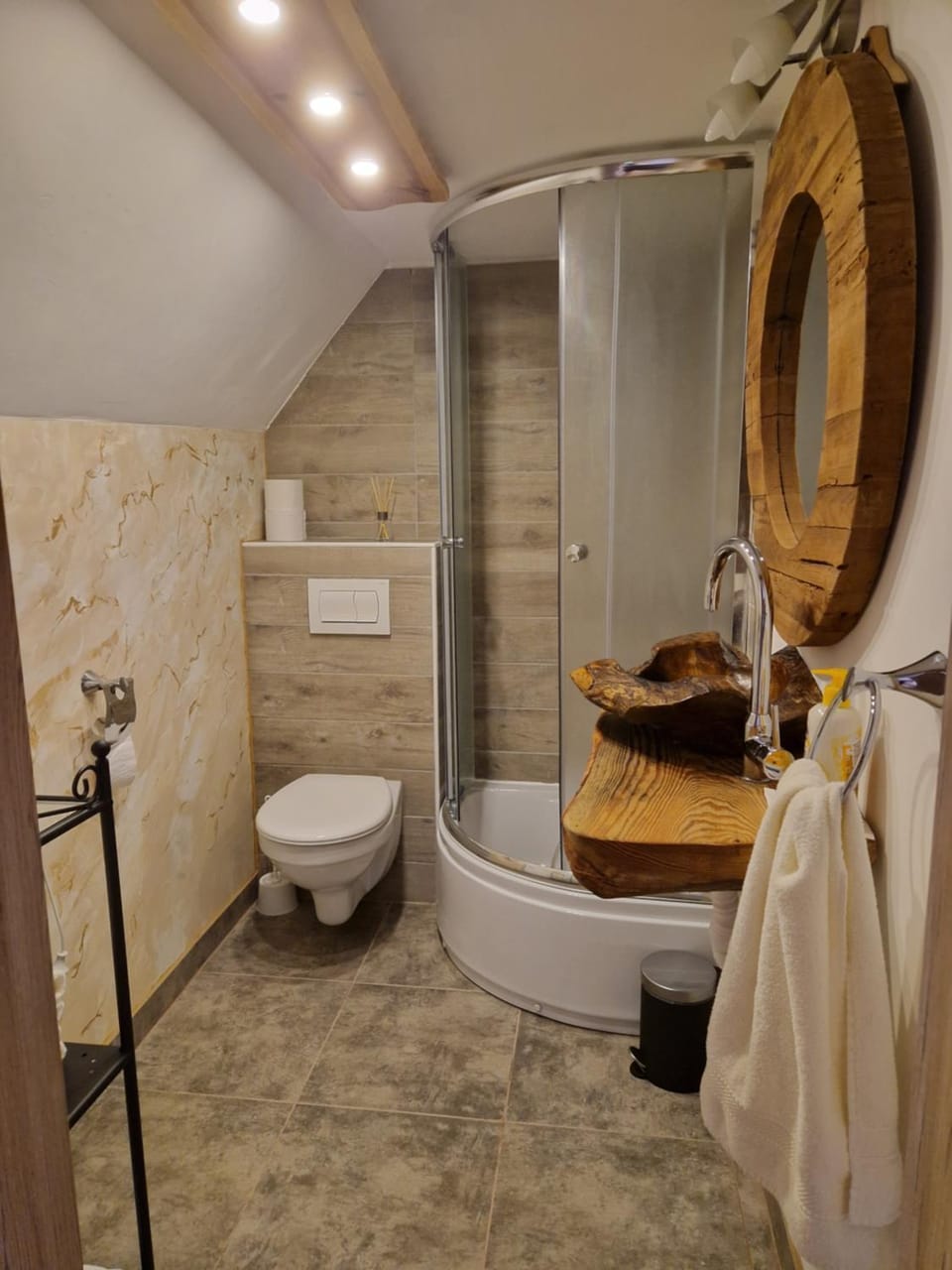 Shower, Toilet, Bathroom, towels