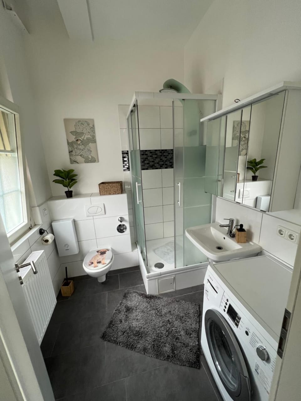 Shower, Bathroom, washing machine