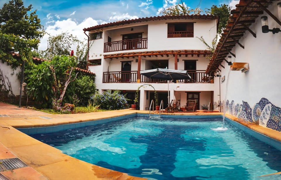 Property building, Pool view, Swimming pool