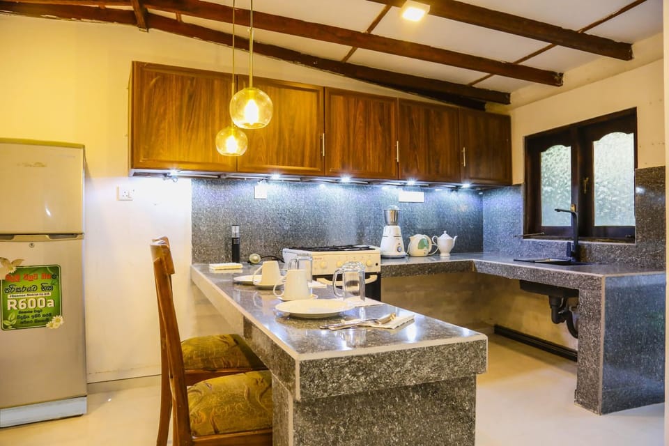 Kitchen or kitchenette, Seating area, oven, stove, kitchen