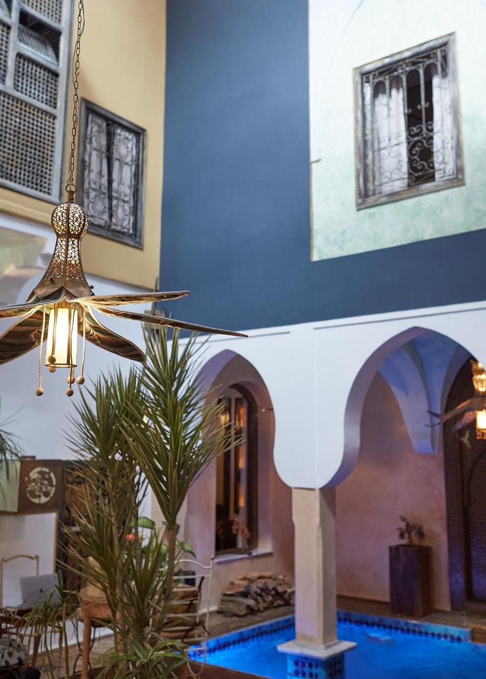Patio, Lobby or reception