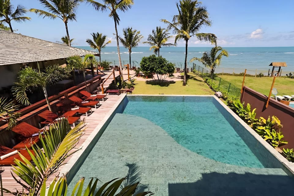 Day, Natural landscape, Garden, Beach, Garden view, Pool view, Sea view, Swimming pool, sunbed