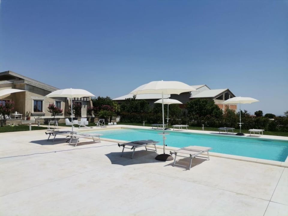 Day, Garden, Solarium, Pool view, Swimming pool, sunbed