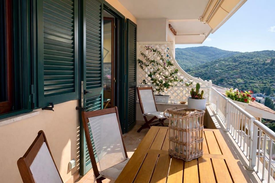 Property building, Summer, View (from property/room), Balcony/Terrace, City view, City view, Landmark view, Mountain view, Mountain view, Sea view