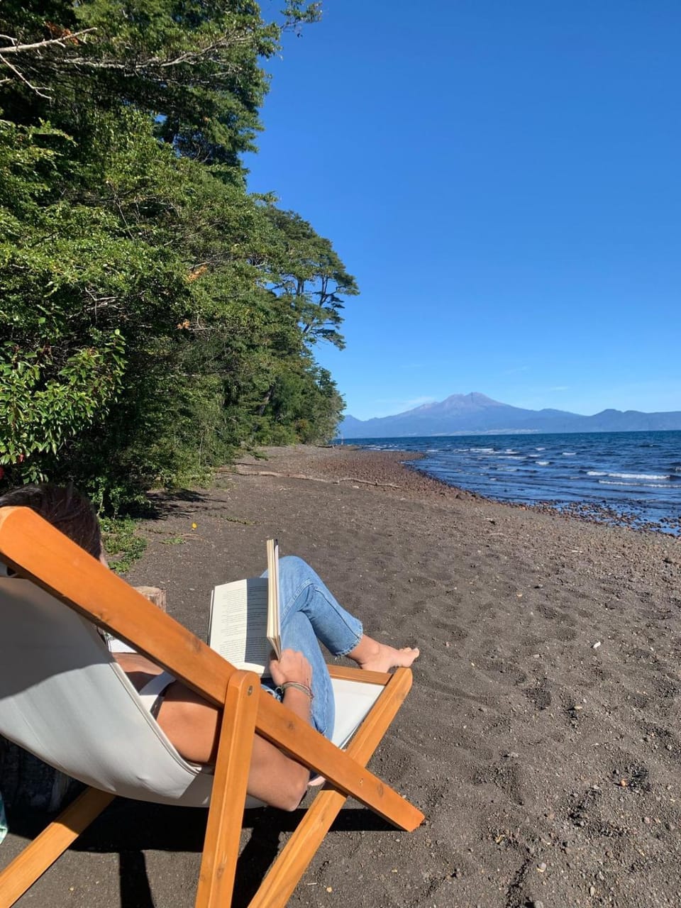 Day, Natural landscape, Beach, Mountain view, sunbed