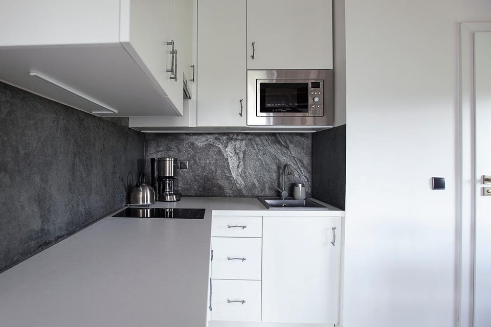 Kitchen or kitchenette, dishwasher, minibar