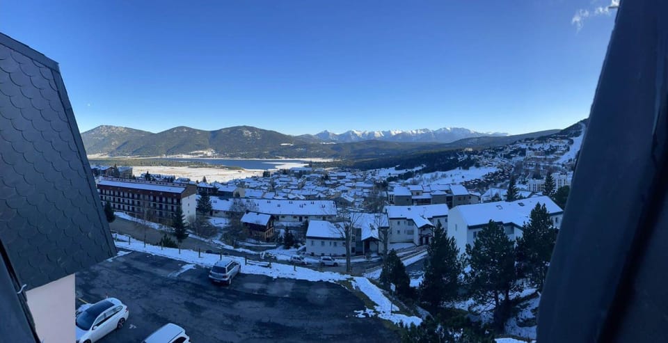 Winter, City view, Lake view, Mountain view
