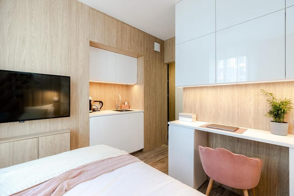 Studio Wola Apartament Marcina Kasprzaka - szybkie WI-FI, Smart TV Apartment in Warsaw