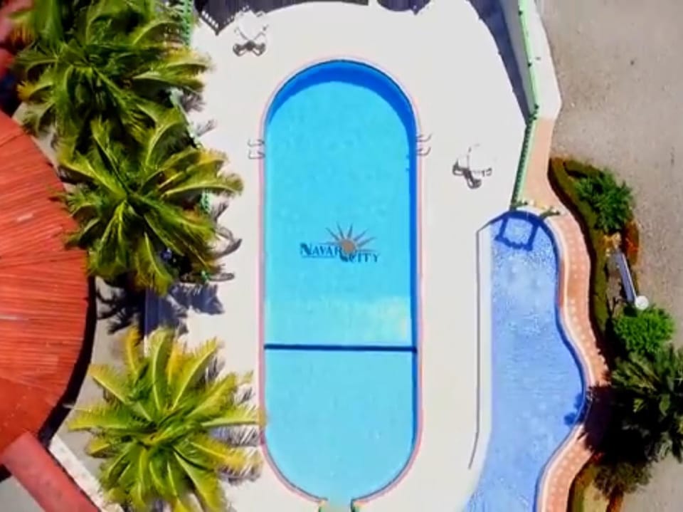 Property logo or sign, Bird's eye view, Swimming pool