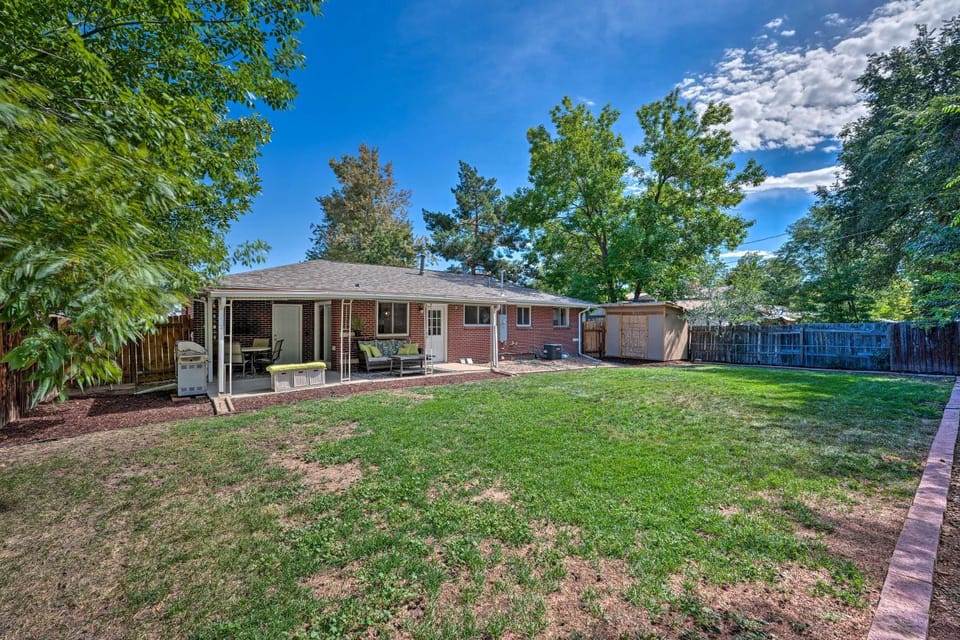 Fenced Yard + Patio: Pet-Friendly Denver Home Base House in Westminster