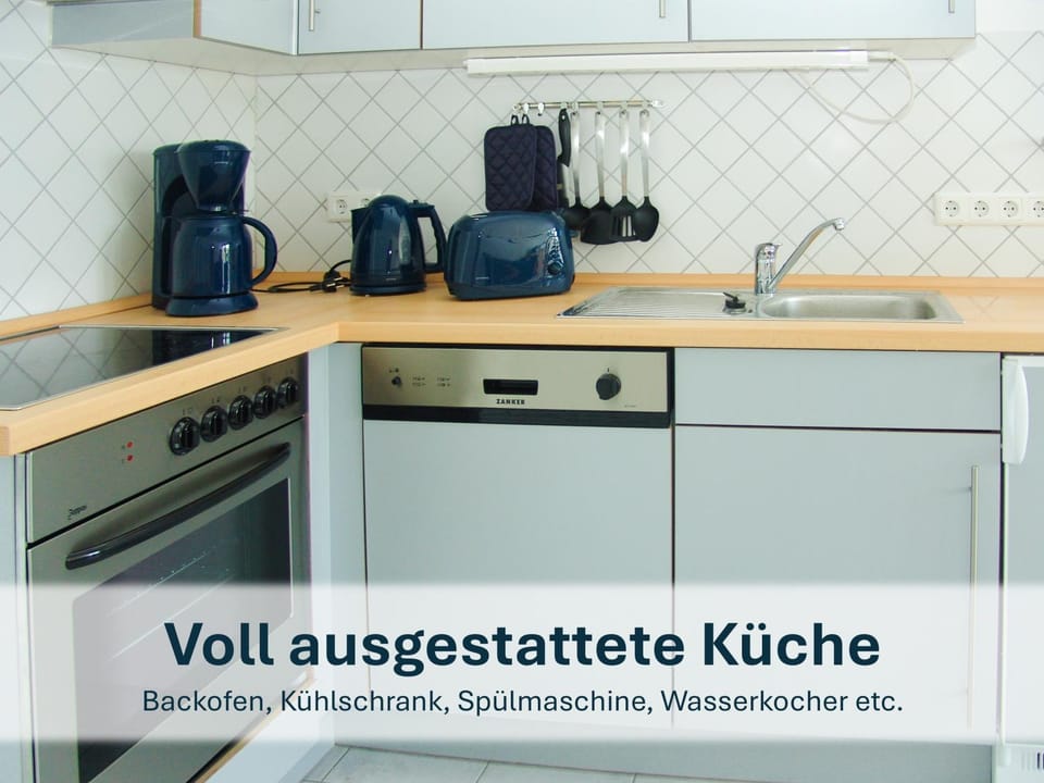 Kitchen or kitchenette, stove, toaster