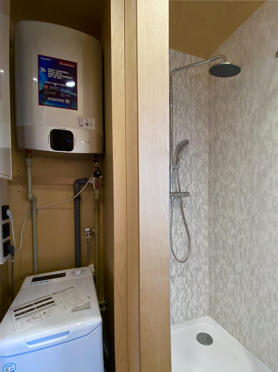 Shower, Bathroom, washing machine