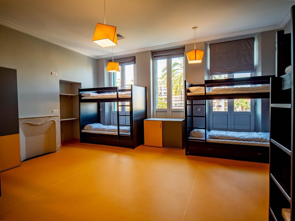 Bed, Photo of the whole room, Bedroom, bunk bed, wardrobe