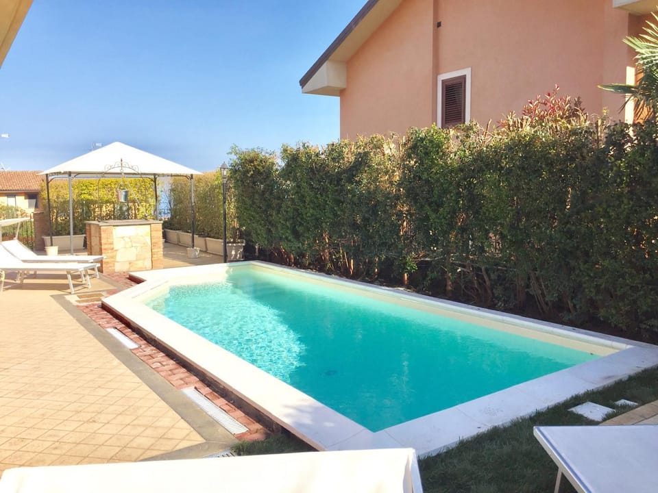 Property building, Pool view, Swimming pool