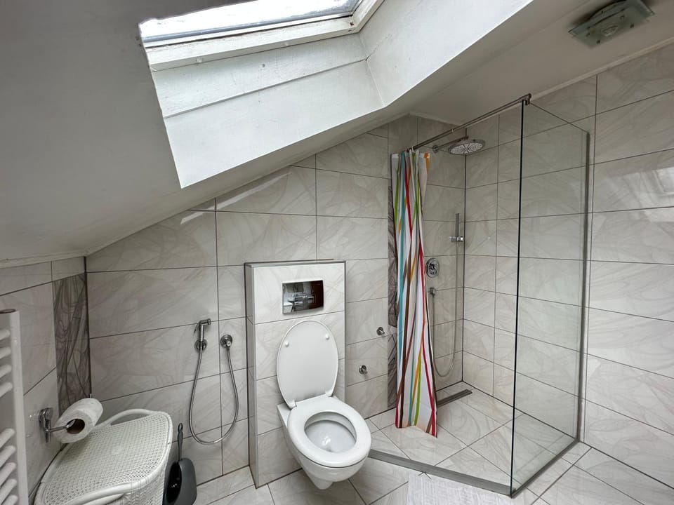 Shower, Toilet, Bathroom, bidet, towels