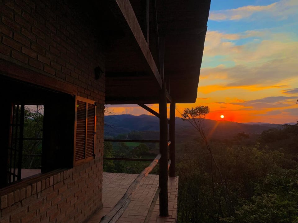 Natural landscape, Mountain view, Sunset