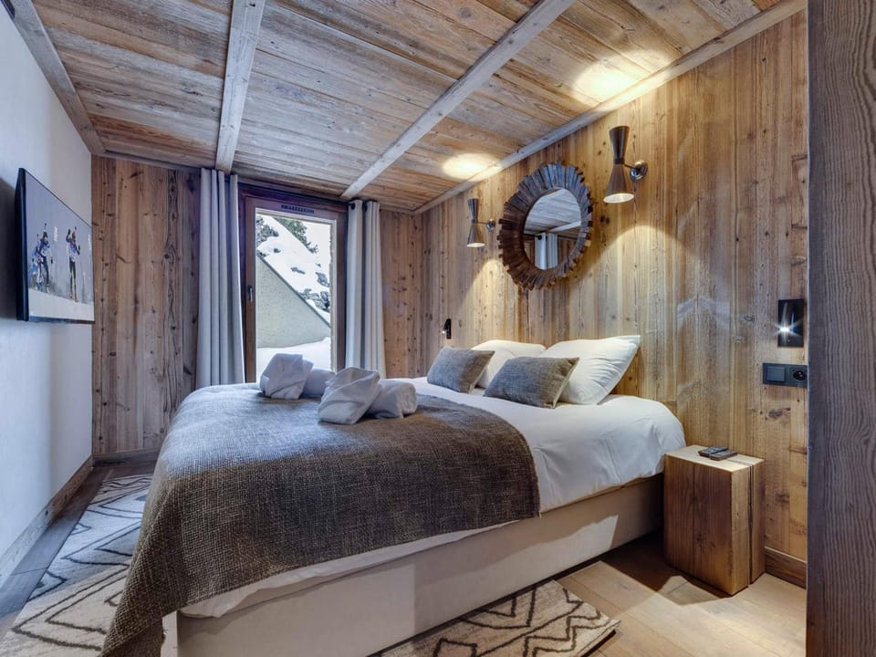 Appartement chalet avec jacuzzi et parking au centre de La Rosière - FR-1-690-14 Apartment in Montvalezan