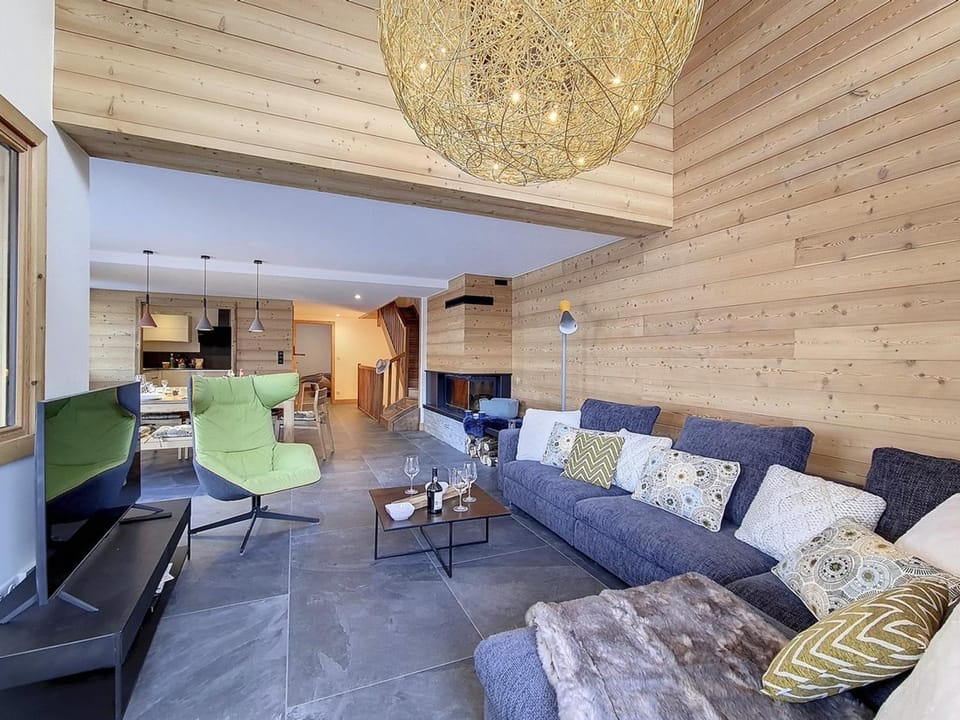 Chalet de standing · Sauna · Cheminée · Garage · Près des pistes Chalet in Les Allues