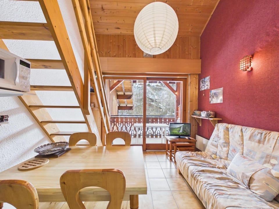 Les Gets - Studio Mezzanine 4 pers, Animaux Acceptés, Parking - FR-1-623-322 Apartment in Les Gets