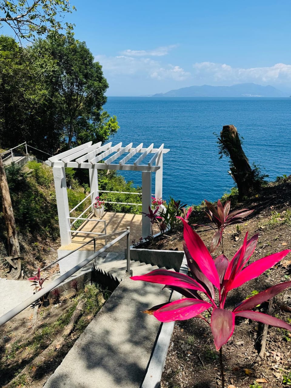 Garden, Sea view