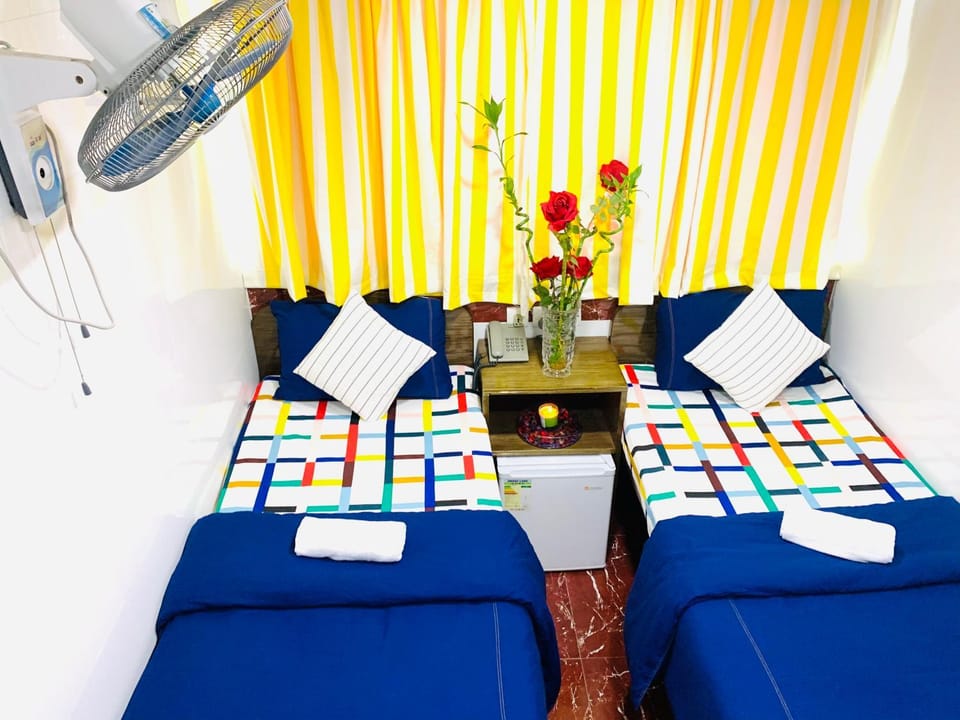Bed, Photo of the whole room, Bedroom, fireplace, towels, air conditioner
