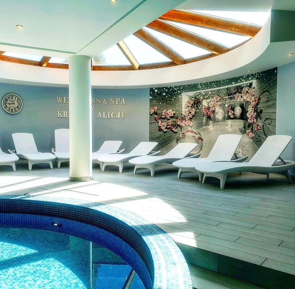 Pool view, sunbed