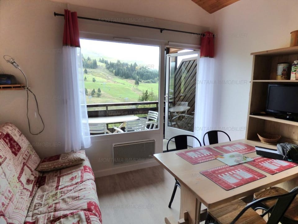 Studio lumineux + coin montagne 23m² - 4 pers, balcon, Chinaillon - FR-1-458-173 Apartment in Le Grand-Bornand