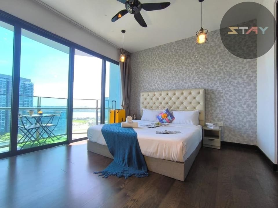 Almas Suites Couple Cozy Seaview Netflix By STAY Apartment in Johor
