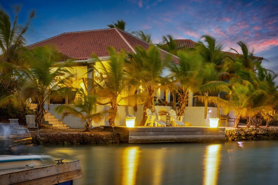 Garden, Sea view, Sunset