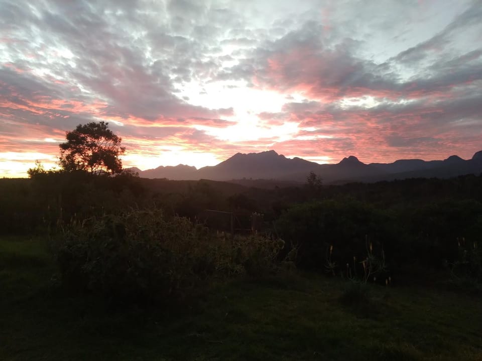 Day, Natural landscape, Mountain view, Sunset